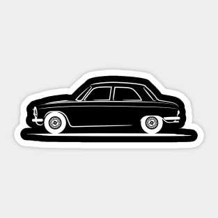 Peugeot 204 White Sticker